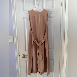 Theory Quinlynn Admiralty Crepe blush pink dress